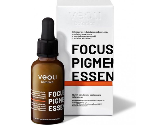 Veoli Botanica Veoli Botanica Focus Pigmentation Essence intensely reducing discoloration and tightening pores serum with niacin complex