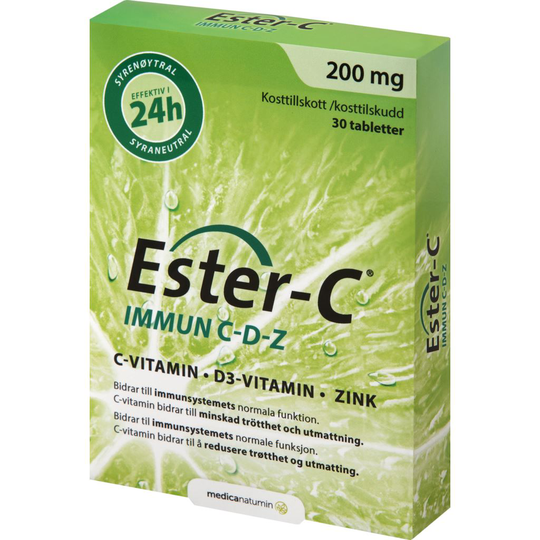 Ester-C 30 Immun C-D-Z 30 tabletter