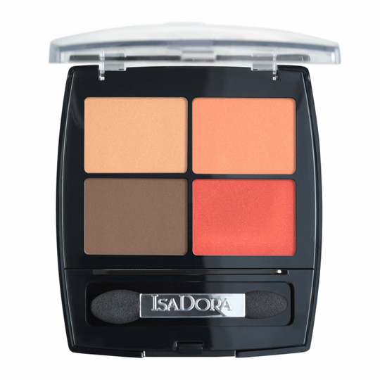IsaDora Eye Shadow Quartet Vibrant Tangerine