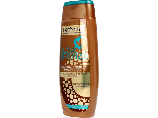 Perfecta I Love Bronze Bronzing Brightening Serum for all skin types 250ml