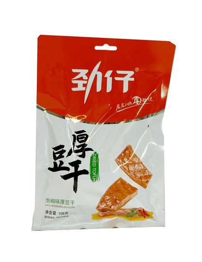 Snacks Marinerade Tofu Med Inlagd Peppar Smak 108g Jin Zai CN