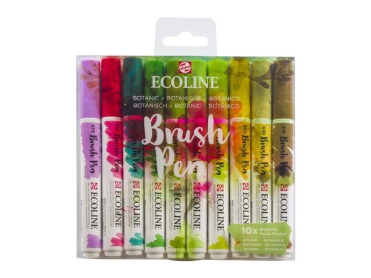 Ecoline Brush pen set Botanic | 10 colours