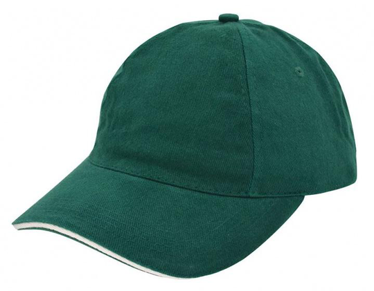 keps Brushed Promo 58 cm bomullsgrön one-size