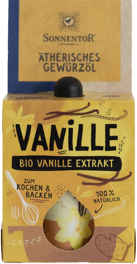 Sonnentor vaniljextrakt eterisk kryddolja, 4,5 ml