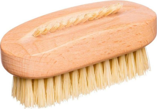 HHUUMM HHUUMM_Hand brush in an oval frame, Tampico fiber