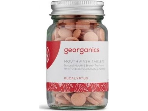 Georganics GeoNaturalne tablets for mouthwash, Eucalyptus, 180 tablets