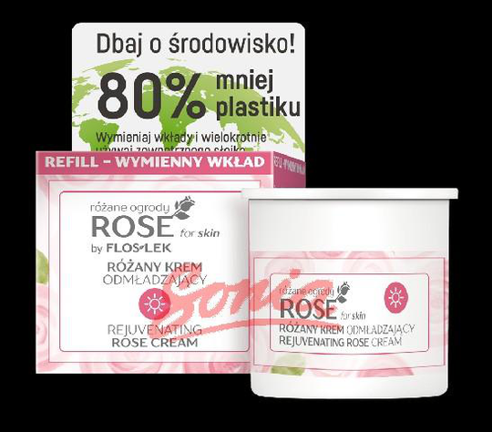 FLOSLEK Rose Rose Cream for Skin rejuvenating day - refill 50ml