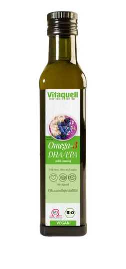 Vitaquell Bio Omega-3 DHA/EPA-Öl, 250ml
