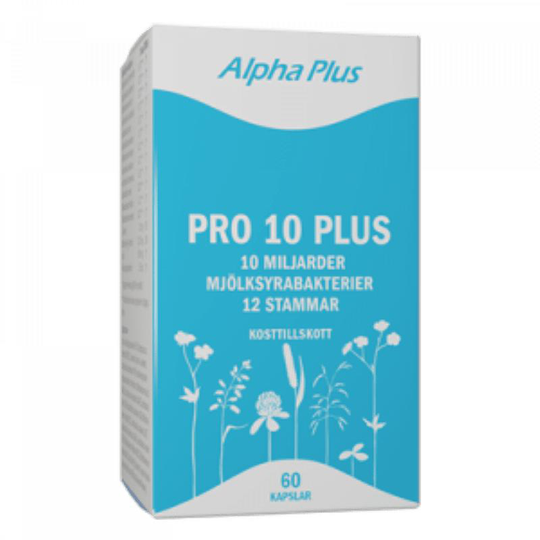 Pro 10 Plus 60 kapslar Alpha Plus