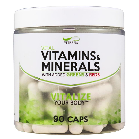 Vitamins & Minerals, 90 caps, Vitaminer
