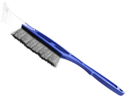 isskrapa med borste 54 cm blå