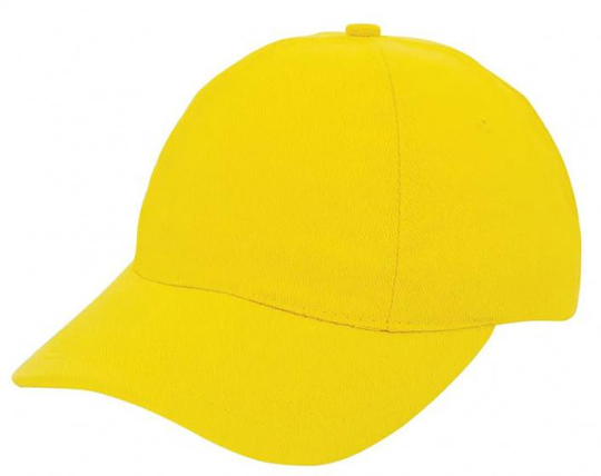 keps Brushed Promo 58 cm bomullsgul one-size