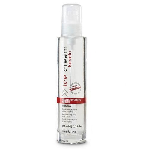 INEBRYA_Ice Cream Keratin Restructuring Serum restrukturyzujące serum do wĹ,osĂłw 100ml