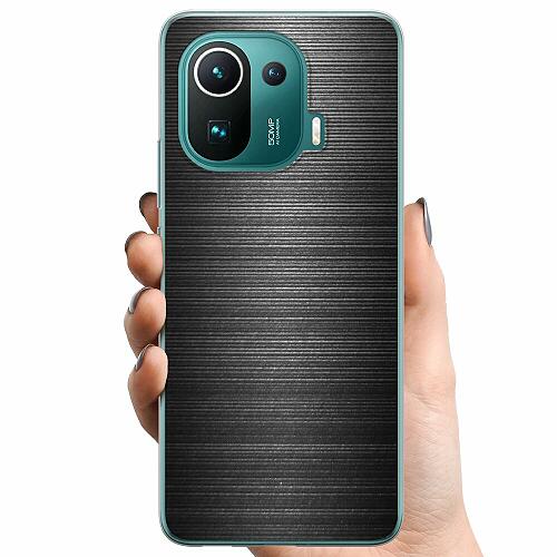 Xiaomi Mi 11 Pro TPU Mobilskal Brushed Metal