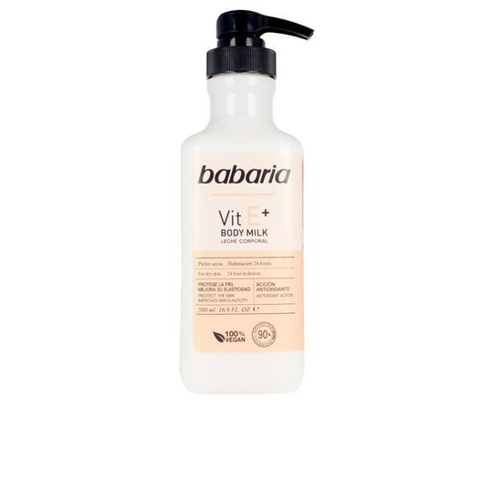 Body Milk Babaria Vitamin E Vegan (500 ml)