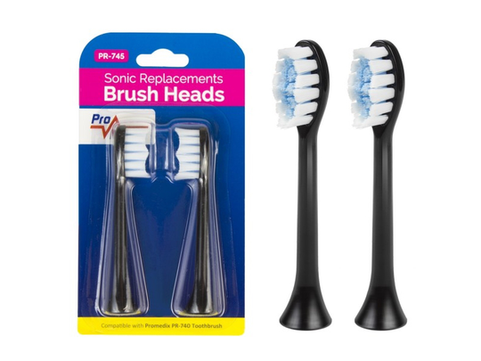 Tip ProMedix ProMedix SET OF SPARE BRUSHES FOR PR-740, 2 PCS. BLACK PR-745 B