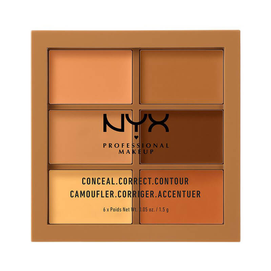 NYX Professional Makeup 3C Palette - Conceal, Correct, Contour - Deep