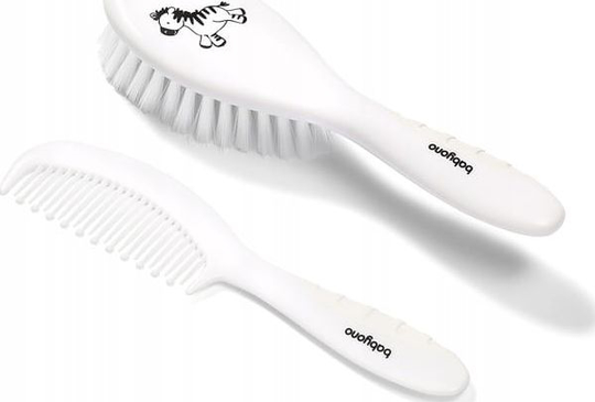 Babyono Children's brush and comb white zebra Baby Ono
