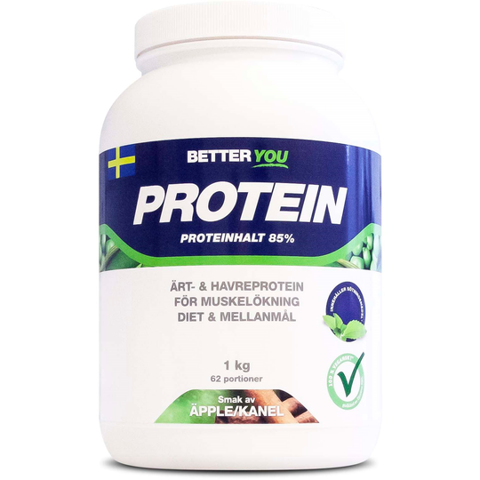 Better You Ärt och havreprotein Äpple Kanel 1000 ml
