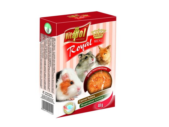 Vitapol zvp-1012, Snack, 40 g, Hamster, Mus, Kanin, Vitamin B1, Vitamin B2, Vitamin B6, Vitamin C, Vitamin E, Vitamin H (biotin), Vitamin K