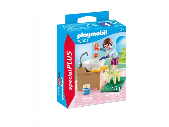 Playmobil girl brushing her teeth - 70301