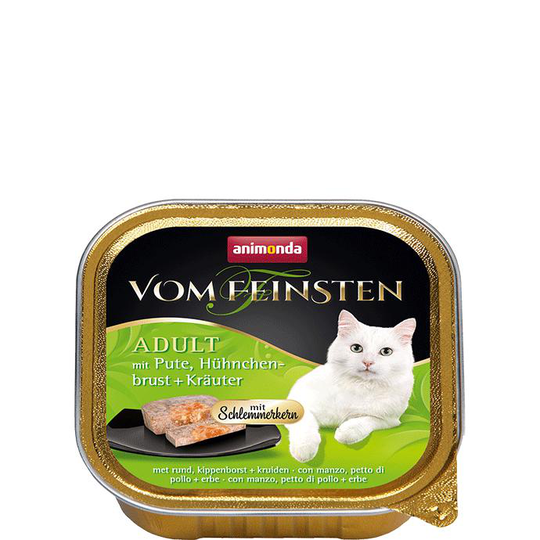 ANIMONDA Vom Feinsten Gourmet Center with turkey and chicken breast 100g + herbs
