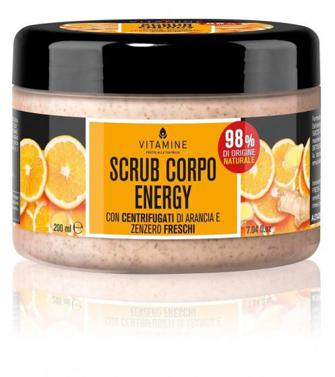 body scrub Energy 200 ml vegan apelsin