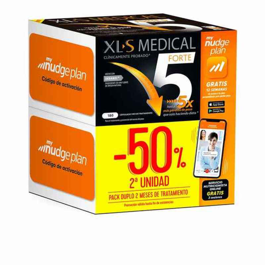 Fettförbrännande XLS Medical Forte 5x Forte (2 x 180 uds)