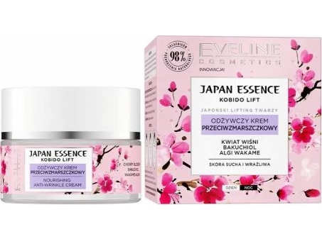 Eveline Japan Essence Nourishing Anti-wrinkle Day and Night Cream - Dry and Sensitive Skin 50ml (5903416035398)