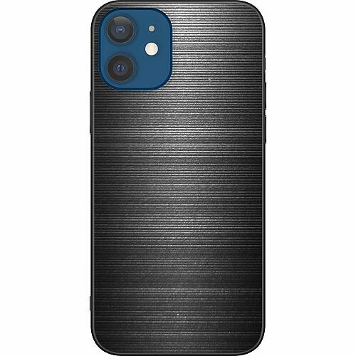 iPhone 12 Svart Skal Brushed Metal