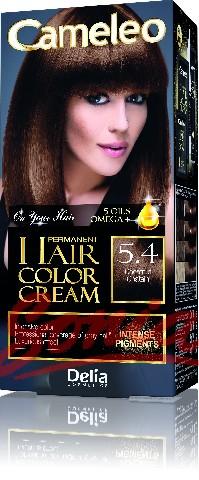 Delia Cosmetics Cameleo HCC permanent paint Omega + 5.4 No. Chestnut 1op.