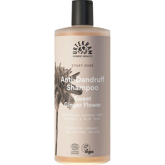 Anti-Dandruff Sweet Ginger Flower Shampoo, 500 ml Urtekram Shampoo