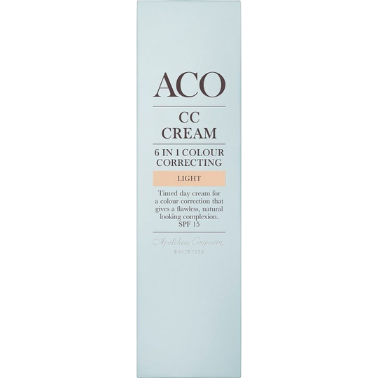 Aco Face Cc Cream Light SPF15 Färgad Dagkräm 50 ml