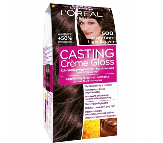 Casting Creme Gloss coloring cream 500 Light Brown No. 1, Op.