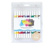 Dual Tip Brush Markers - Vintage - 12st