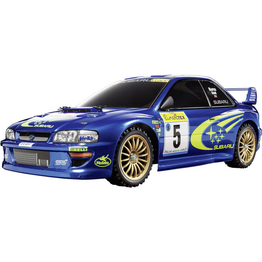 Tamiya TT-02 Subaru Impreza Monte Carlo 1999 Borst motor 1:10 RC modellbil Elektrisk Gatumodell Fyrhjulsdrift (4WD) Byg