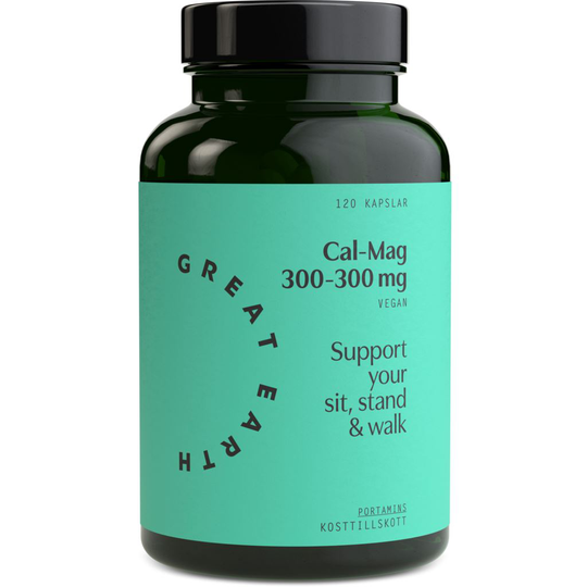 Great Earth Cal-Mag 300 mg/300 mg 120 kapslar