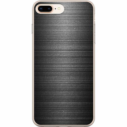 iPhone 8 Plus Mjukt skal - Brushed Metal