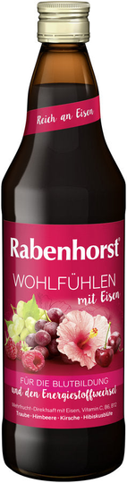 6 x Rabenhorst må bra med järn, 750ml