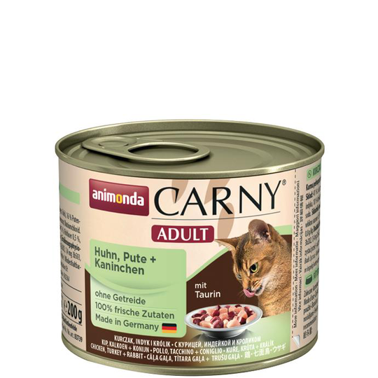 Carny Adult ANIMONDA can chicken, turkey, rabbit + 200 g
