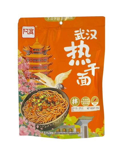 Snabbrisnudlar Med Mindre Stark, Wuhan Still 275g AK Kina