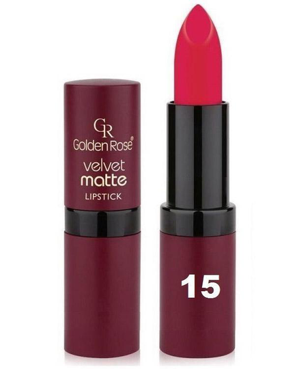 Golden Rose Velvet Matte Lipstick #15 Cardinal Red
