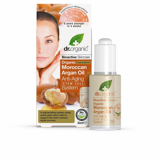 Ansiktsolja Dr.Organic Anti age Mot rynkor Arganolja (30 ml)