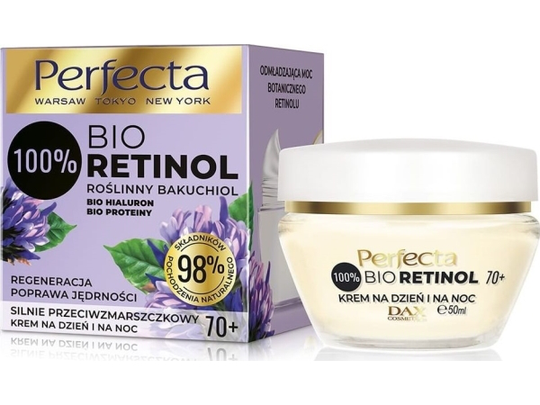 Perfecta Perfecta 100% Bio Retinol 70+ Strongly Anti-wrinkle Day and Night Cream - regeneration, improvement of firmness 50ml