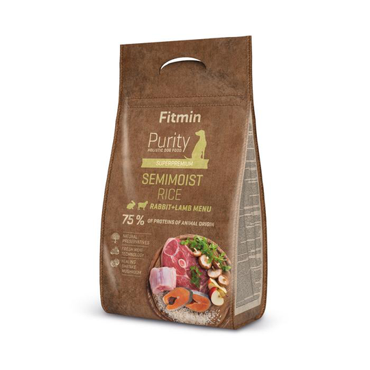 Fitmin hund renhet Ris semimistisk kanin & lamm 0.8kg