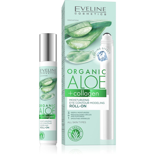 ORGANIC ALOE+COLLAGEN MOIST. ROLL-ON EYE CONTOUR MODELING 15ML