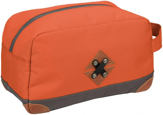 toalettväska klassisk låda orange 22 x 10,5 x 21 cm