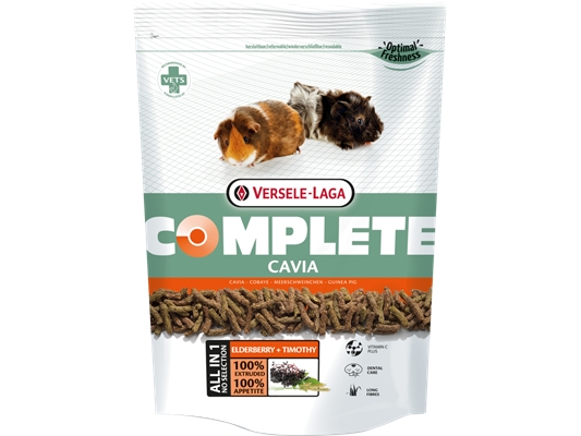 Versele-Laga Cavia Complete, Snack, 1,75 kg, Guinea pig, Vitamin A, Vitamin C, Vitamin D3, Vitamin E, Derivatives of vegetable origin (timothy, grass
