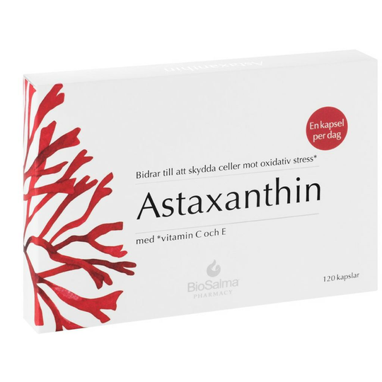 BioSalma Astaxanthin + Vitamin C & E 120 kapslar