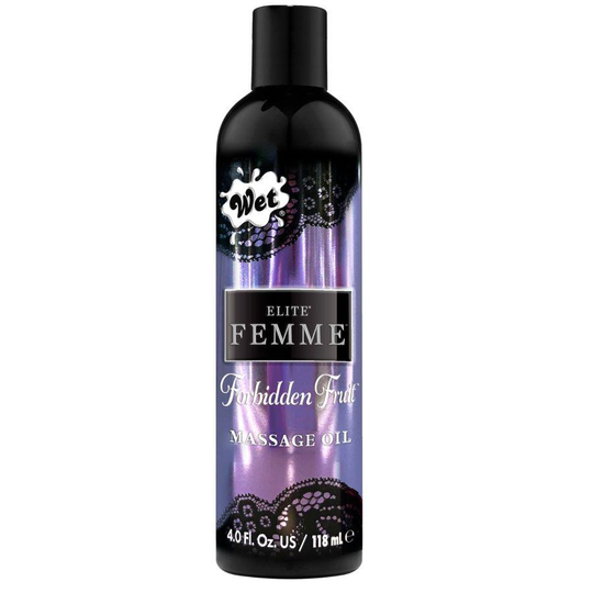 WET ELITE FEMME MASSAGE AND BATH OIL FORBIDDEN FRUIT 120 ML